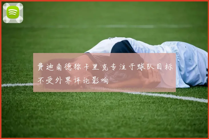 费迪南德称卡里克专注于球队目标不受外界评论影响